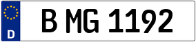 Truck License Plate
